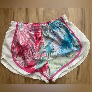 Nike Dri-Fit Tropical Print Running Women's Shorts Size Large